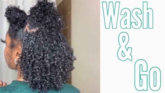 Wash & Go Routine on Short (post big chop) Natural 3c/4a Hair