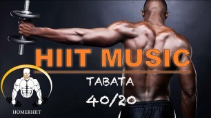'Workout Music With Timer  - 40/20 ⚡️ELECTRO VOL.1 ⚡️ - TABATA SONGS'