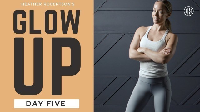 '⭐GLOW UP CHALLENGE // Day 5: Tabata Workout + Full Body Stretch'