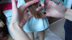 How to: Trim Your American Girl Dolls Hair!