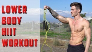 'V Shred 8 Minute Lower Body HIIT Workout | Follow Along Jump Rope Workout'