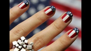 15 Interesting American Flag Inspired Nail Designs   Pretty Designs