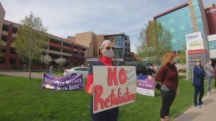 Nurses Protest Allina Health's No-Scrubs Policy