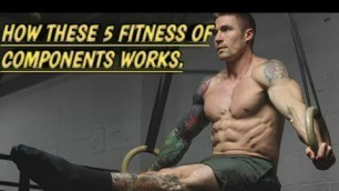 'How these 5 components of fitness is beneficial and What are they.'