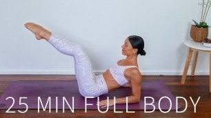 '25 MIN FULL BODY WORKOUT || At-Home Pilates (Intermediate)'