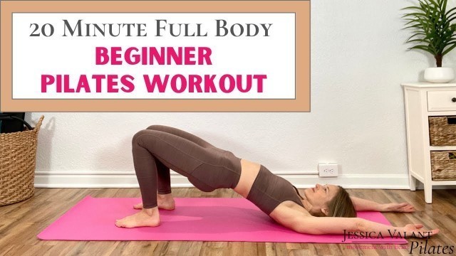 '20 Minute Full Body Pilates Workout For Beginners - No Equipment!'