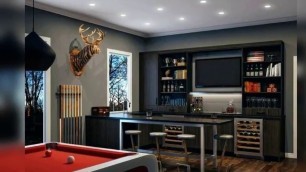 Home bar decorating accessories Sports bar memorabilia decor