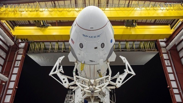 Watch again: Historic Nasa SpaceX launch delayed due to weather