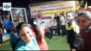 'HAPPY  WOMEN\'S FITNESS WEEK ORGANIZED BY PORBANDAR DISTRICT POLICE AND XTRIM FITNESS CARE'