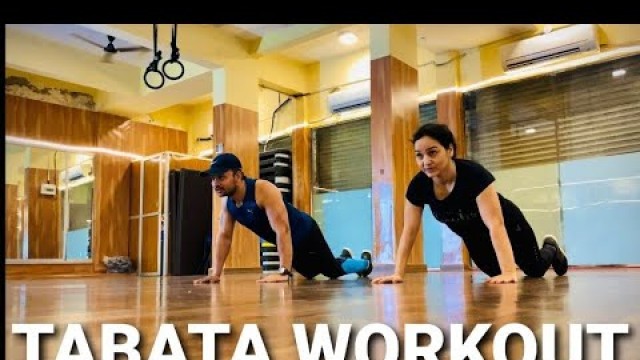 'TABATA WORKOUT BY SURESH & SHIKHA #TABATA #TABATAWORKOUT #FITNESSWORKOUT #FITNESS #WORKOUT #YouTube'