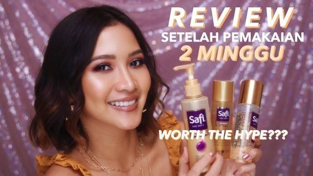 SKINCARE TANPA ALKOHOL??? AMAZING SKINCARE UNDER 150RB!!! SAFI AGE DEFY REVIEW