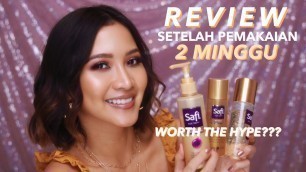SKINCARE TANPA ALKOHOL??? AMAZING SKINCARE UNDER 150RB!!! SAFI AGE DEFY REVIEW