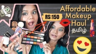'Affordable makeup haul|starting at Rs 150