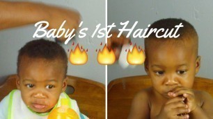 Black Baby Boy First Haircut