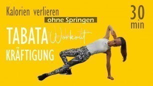 'TABATA WORKOUT KRÄFTIGUNG / schnell Kalorien verbrennen ohne Springen | Katja Seifried'