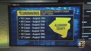 Allegheny Co. Health Dept. Announces 27 New Coronavirus Cases; Today's Percent Positivity At Just 3