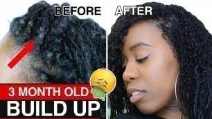 HOW TO Safely Remove Dirt Build Up FAST from Braids & Twists and Detangle Matted Hair
