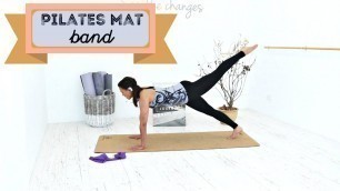 'PILATES WORKOUT with Resistance Band - BARLATES BODY BLITZ Pilates Band Mat'