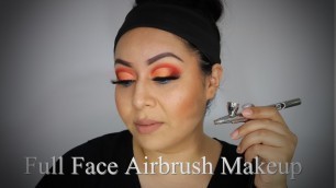 A Half Cut Crease Using Airbrush Makeup