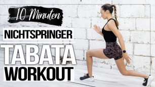 'TABATA WORKOUT OHNE SPRINGEN'
