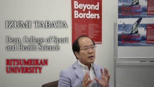 'TABATA Training Message from Professor Izumi Tabata'