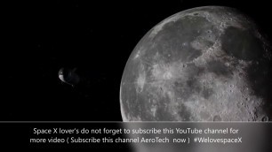 Space X BFR moon landing/Starship landing on moon!! #AeroTech #spaceX