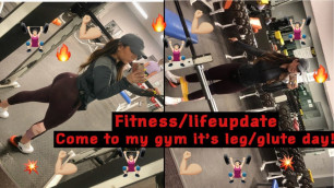 'Vlog :life/fitness update/ IV FITNESS CLUB gym with me LEG/GLUTE DAY'