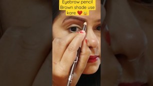 'Eyebrows set karne ka sahi tarika / Chandigarh Beauty Channel #shorts #shortsvideo'