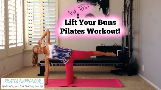 'Butt Lift and Slim Thighs Pilates Workout At Home'