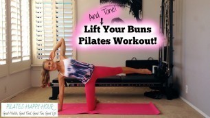 'Butt Lift and Slim Thighs Pilates Workout At Home'