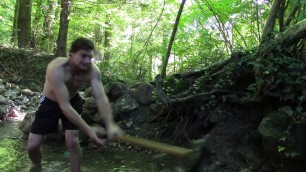 'So trainieren Männer. Psycho Power Workout. Nix für Pussies,'