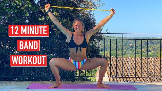 '12 Minute | Resistance Band Tabata Workout | w/ Cynthia Balout'