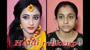 'Haldi makeup look | makeup tutorial | smart beauty channel |'