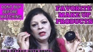 'My Favorite Make Up Products | Best Make Up Products | Apurvas Beauty Channel'