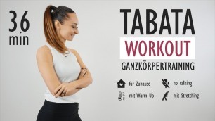 'TABATA WORKOUT GANZKÖRPERTRAINING mit Kraft Ausdauer | Katja Seifried'