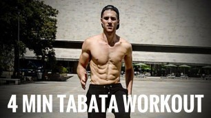 '4 Minute Jump Rope Tabata Workout'