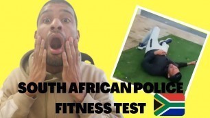 'Physical Trainer tries RSA POLICE Fitness Challenges (at home)'