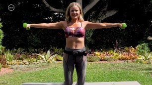 '30 Minute Pilates Workout with Weights // Arms Butt Shoulders'