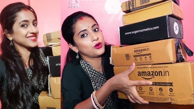 'Amazon beauty haul | skincare & Makeup | Smart beauty channel | Bengali vlog | Huge amazon products'