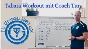 'Tabata Workout mit Coach Tim zum Mitmachen: Kraftraum TV Gronau Workouts'