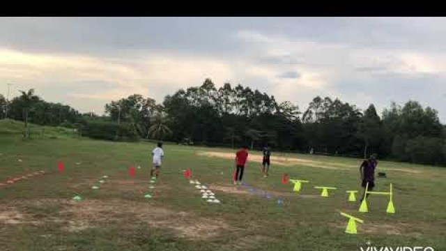 'football workout, partnet passing and finishing drills'