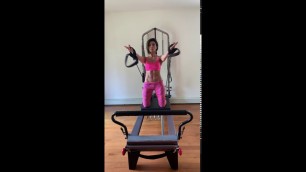 'UPPER BODY ,SHOULDERS,ABS,ARMS PILATES WORKOUT ON THE REFORMER.'