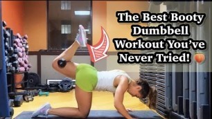 'The BEST Booty Dumbbell Workout You\'ve NEVER Tried!'