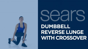 'Dumbbell Reverse Lunge with Crossover'