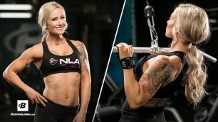 'Sculpted Back & Biceps Gym Workout Routine | IFBB Bikini Pro Amy Updike'