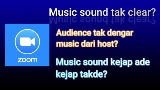 'ZOOM Cara Nak Buat Bunyi Muzik Yang Jelas Untuk Fitness Class'