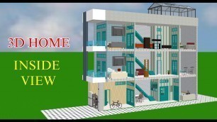 3D home design inside view with walkthrough, let's watch.....