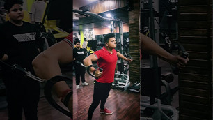 'Chest workout...           Dumbbell Pull over + Seated Machine Flyes + Cable crossover'