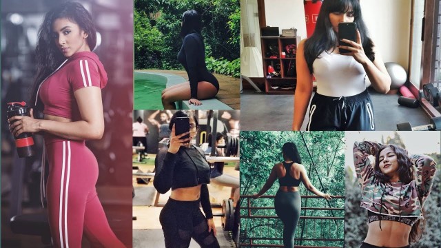 'BANGLADESHI fitness girl Sameena full body hardcore exercises (MUST WATCH)'