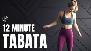 '12 Minute TABATA Workout // Total Body Burn!'